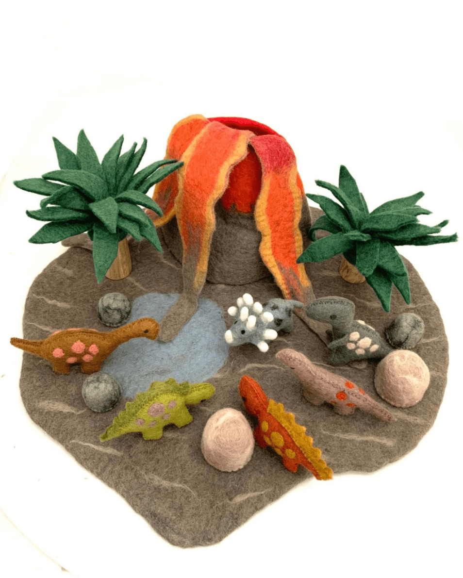 Papoose Toys - Dinosaurs Natural (5 Piece Set)