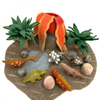 Papoose Toys - Dinosaurs Natural (5 Piece Set)
