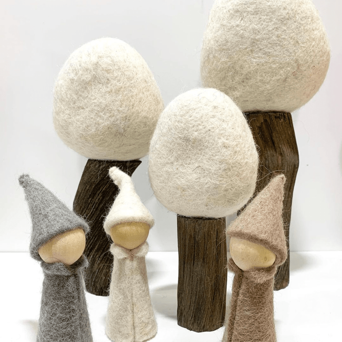 Papoose Toys - Earth Gnomes (7 Piece Set)