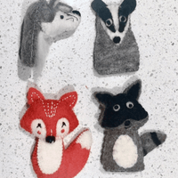 Papoose Toys - Woodland Finger Puppets (4 Piece Set)