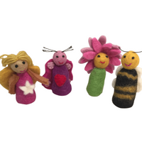 Papoose Toys - Garden Finger Puppets (4 Piece Set)
