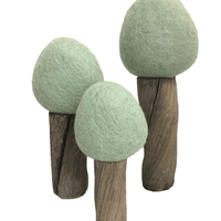 Papoose Toys - Earth Summer Trees (3 Piece Set)