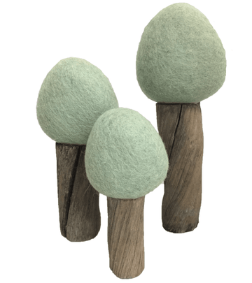 Papoose Toys - Earth Summer Trees (3 Piece Set)