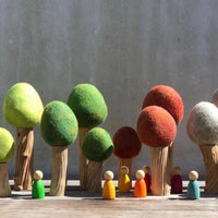 Papoose Toys - Autumn Trees (3 Piece Set)