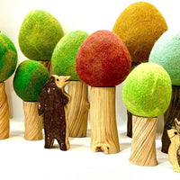 Papoose Toys - Autumn Trees (3 Piece Set)
