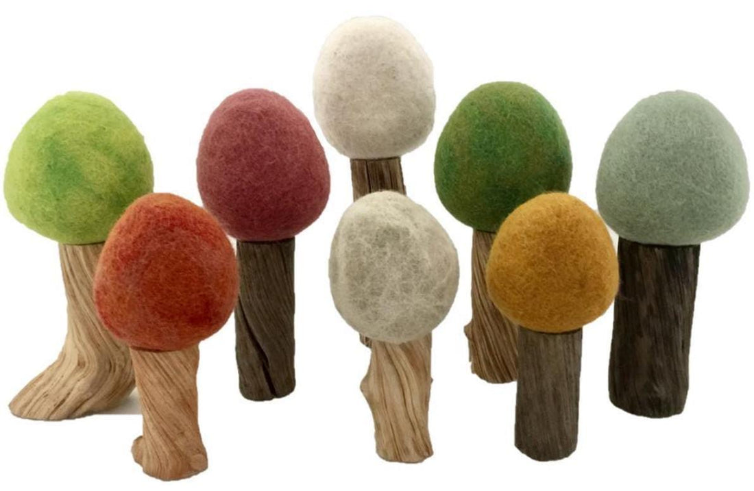Papoose Toys - Autumn Trees (3 Piece Set)