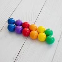 Connetix Tiles 12 Piece Rainbow Replacement Ball Pack
