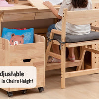 My Duckling Solid Wood Adjustable Study Chair
