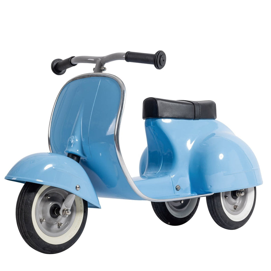 Ambosstoys Primo Classic Sky Blue Ride-On  (Leather Seat)