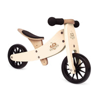Kinderfeets 2-In-1 Tiny Tot Tricycle & Balance Bike Cream