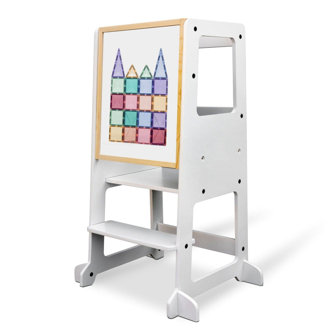 My Duckling Adjustable Learning Tower 2 in 1 –White