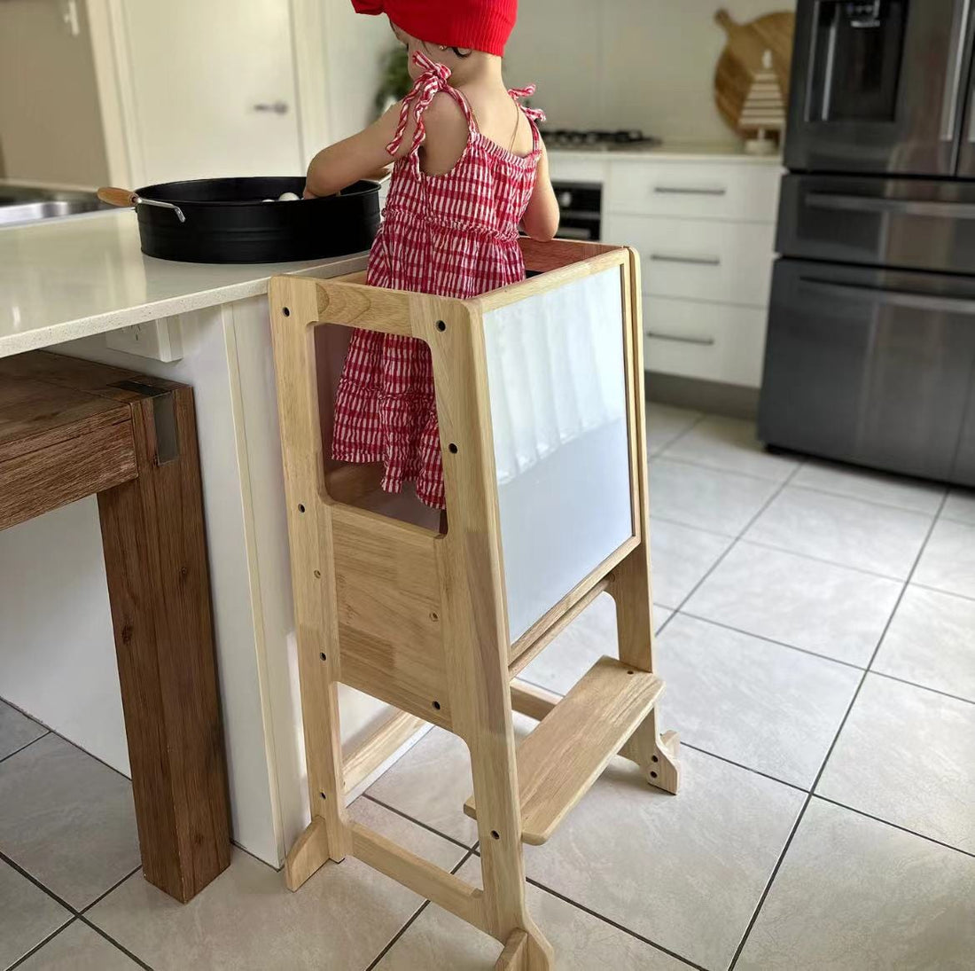 My Duckling Solid Wood Adjustable Learning Tower 2in1 - Deluxe (Late July Pre-Order)