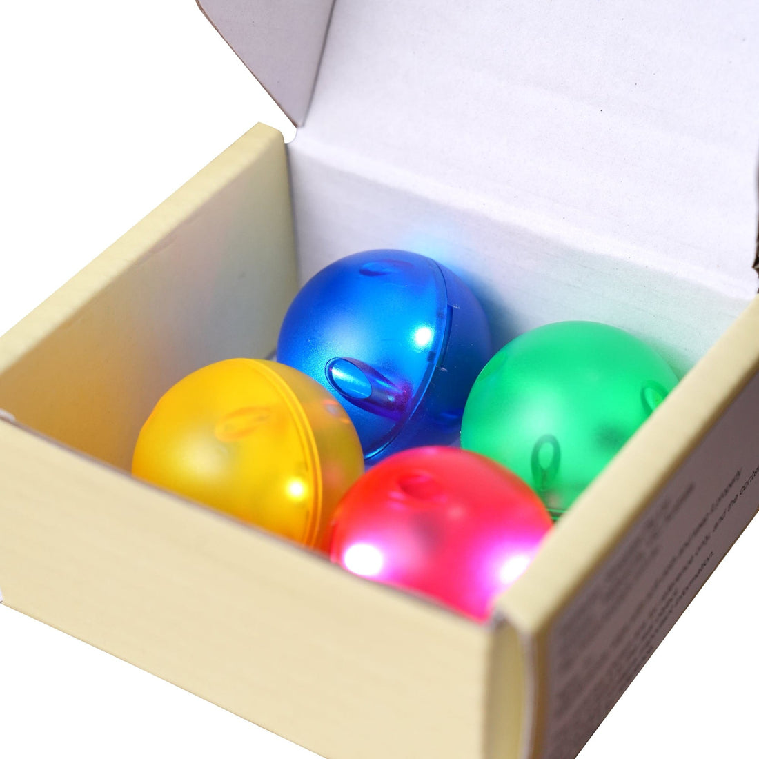 Toypark Rainbow LED Balls Set of 4