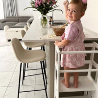 My Duckling Adjustable Learning Tower with Stool -White