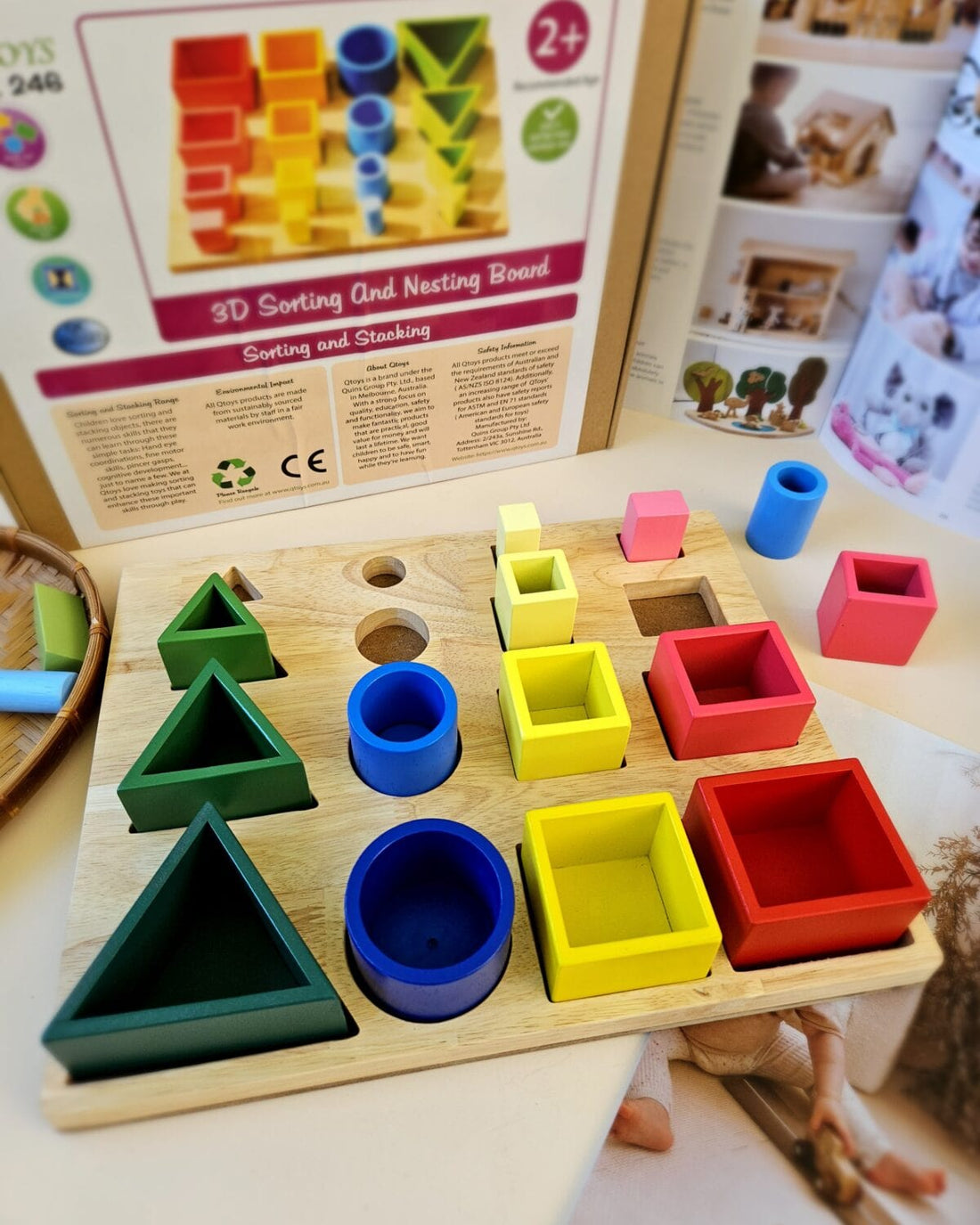 QToys 3D Sorting and Nesting Board
