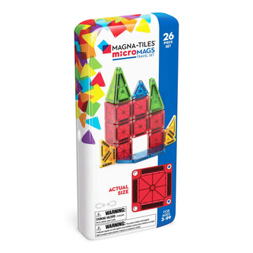 MAGNA-TILES - microMAGS Travel Set - 26 Piece Set