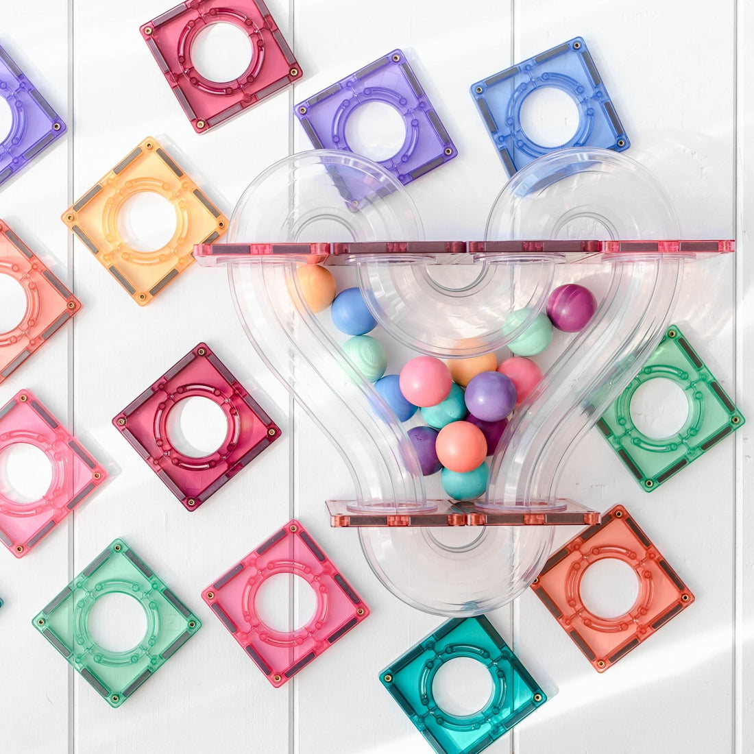 Connetix Tiles 16 Piece Pastel Replacement Ball Pack