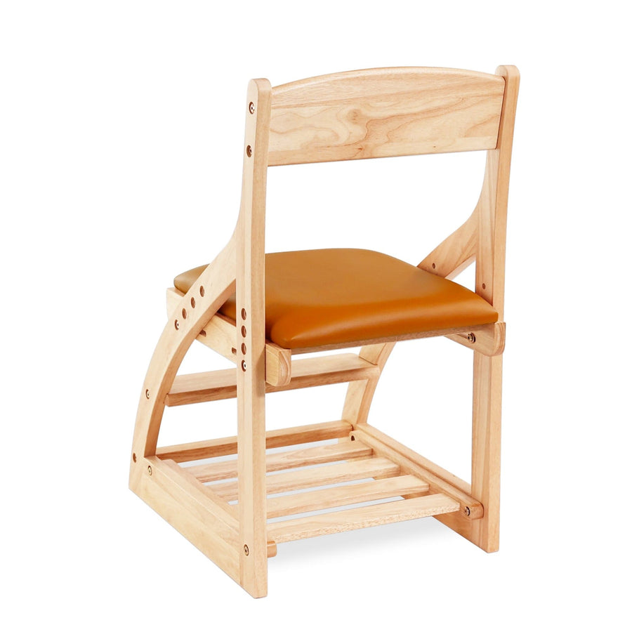 My Duckling Montessori Kids Height Adjustable Dining Chair - Orange