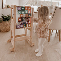 My Duckling Solid Wood Adjustable Learning Tower 2in1 - Deluxe (Late July Pre-Order)