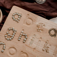 QToys Lower case Letter Tracing board