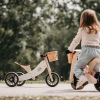 Kinderfeets 2-In-1 Tiny Tot Plus Tricycle & Balance Bike - White