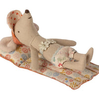 Maileg Air Mattress Mouse Flower