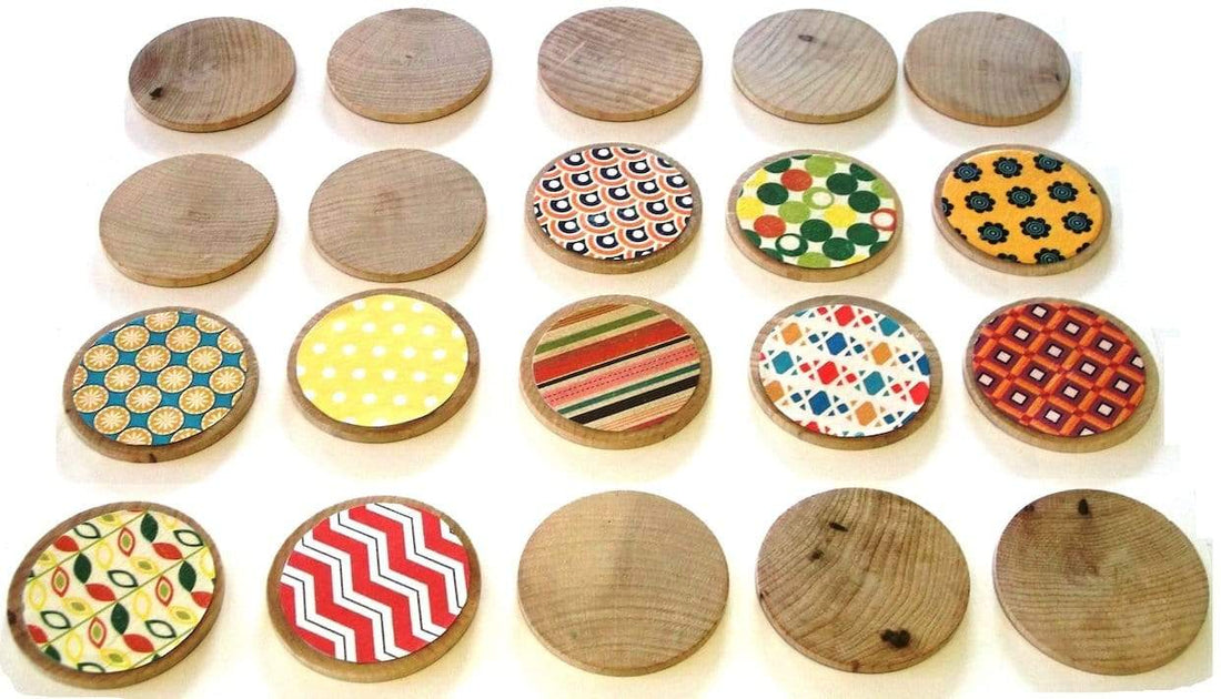 Freckled Frog Retro Wooden Memory Game