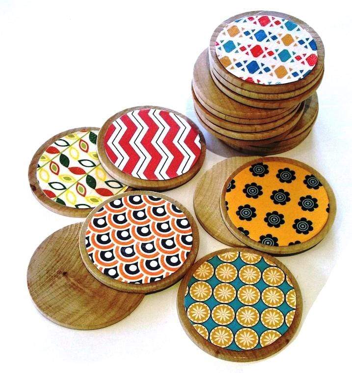 Freckled Frog Retro Wooden Memory Game