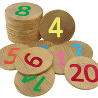 Freckled Frog Numbers 1-20 Wooden Matching Pairs