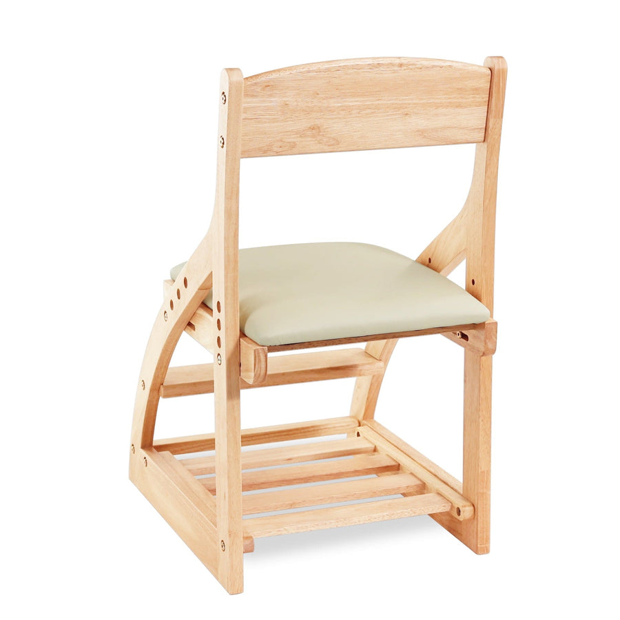 My Duckling Montessori Kids Height Adjustable Dining Chair - Off White