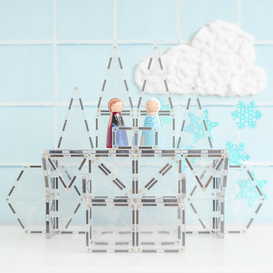 Connetix Tiles 36 Piece Clear Pack Bundle
