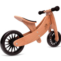 Kinderfeets 2-In-1 Tiny Tot Plus Tricycle & Balance Bike Bamboo