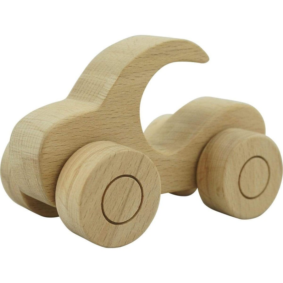 Freckled Frog Wooden Car with handle