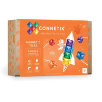 Connetix Tiles Rainbow Square Pack 42 Piece - NEW