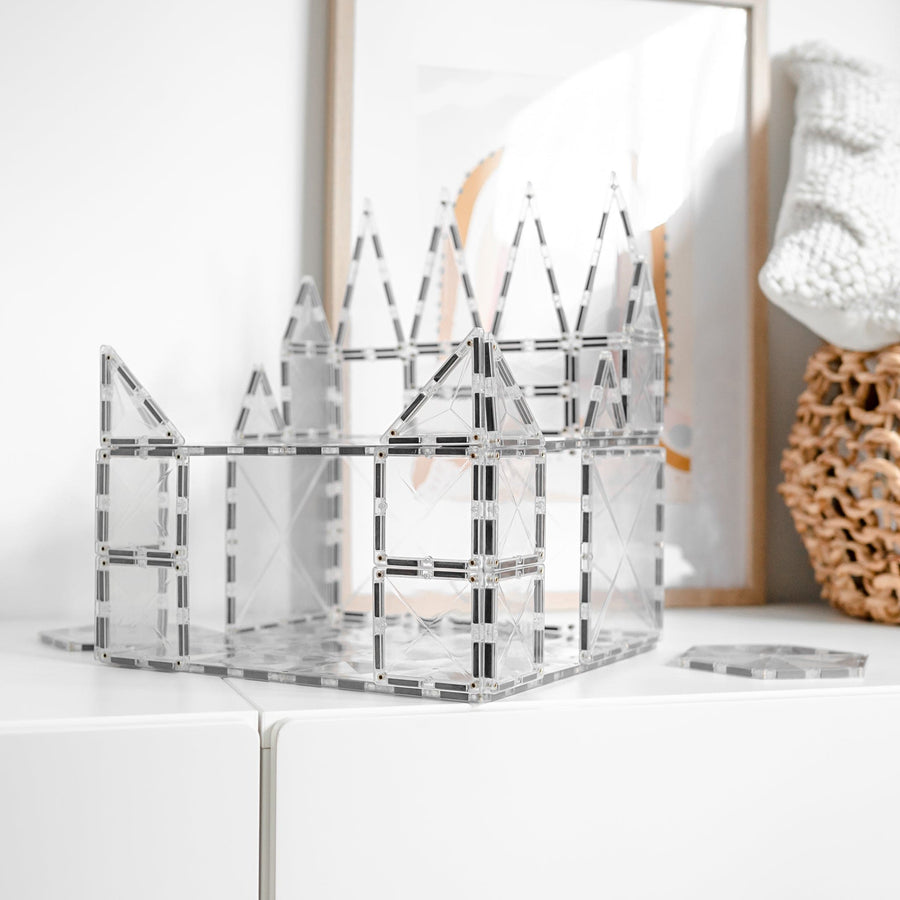 Connetix Tiles 34 Piece Clear Pack