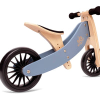 Kinderfeets 2-In-1 Tiny Tot Plus Tricycle/ Balance Bike - Slate Blue
