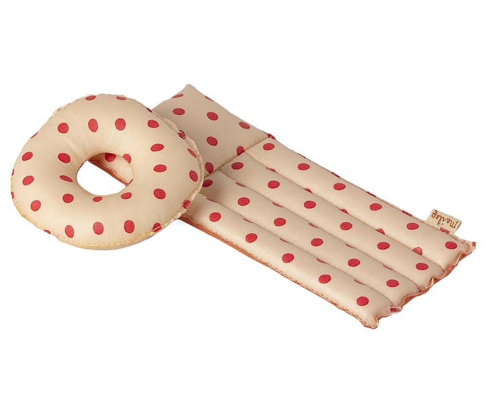 Maileg Air Mattress Mouse Red Dot