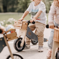 Kinderfeets 2-In-1 Tiny Tot Plus Tricycle/ Balance Bike - Slate Blue