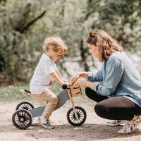 Kinderfeets 2-In-1 Tiny Tot Plus Tricycle/ Balance Bike - Slate Blue