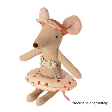Maileg Floatie Small Mouse Red Dot