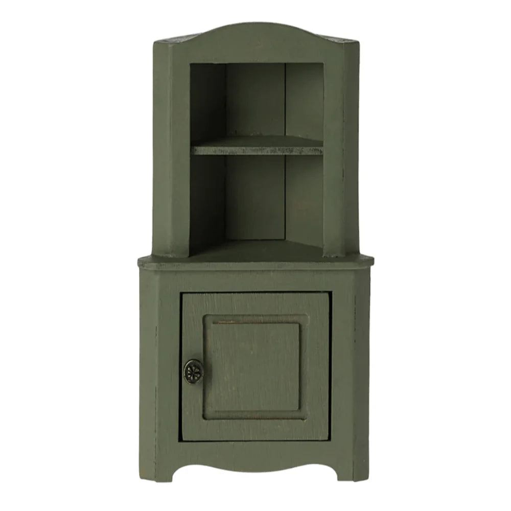 Maileg Corner Cabinet Mouse dark green
