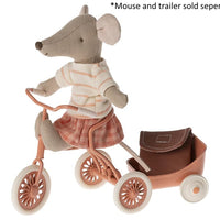 Maileg Abri a Tricycle Mouse Coral 2024
