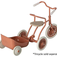 Maileg Tricycle Trailer Mouse Coral