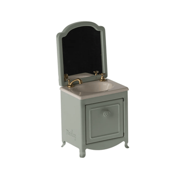 Maileg Sink Dresser Mouse mint