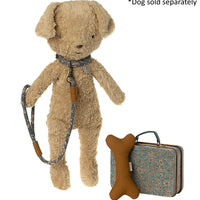 Maileg Dog Plush Accessories in Tin blue
