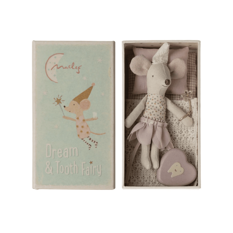 Maileg Tooth Fairy Mouse Little Sister in box