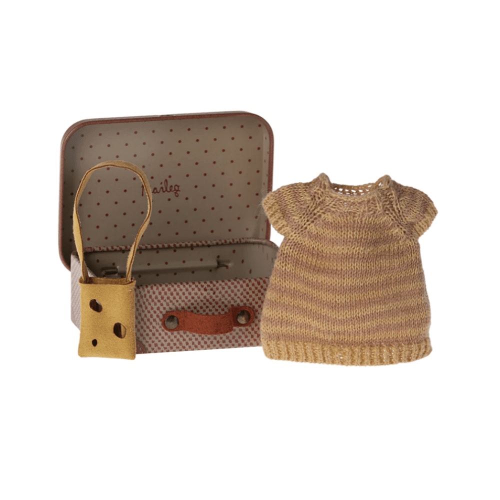 Maileg Dress and Bag in Suitcase Big Sister