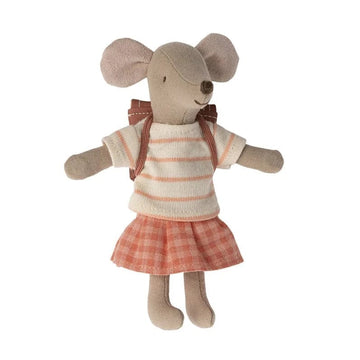 Maileg Tricycle Mouse Big Sister Coral 2024
