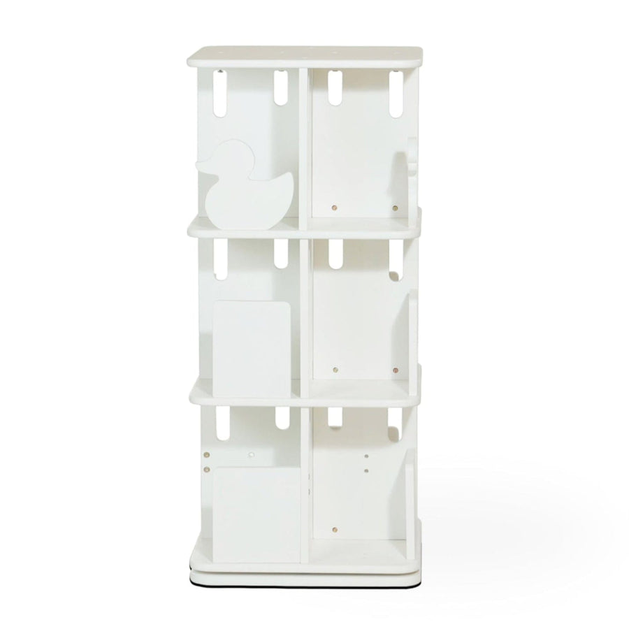 My Duckling Montessori Rotating Bookcase - White