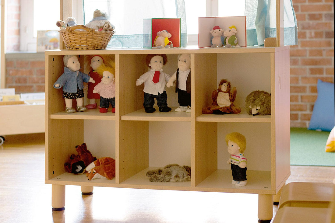 GAM Furniture 6-Space Shelf 2-Layer